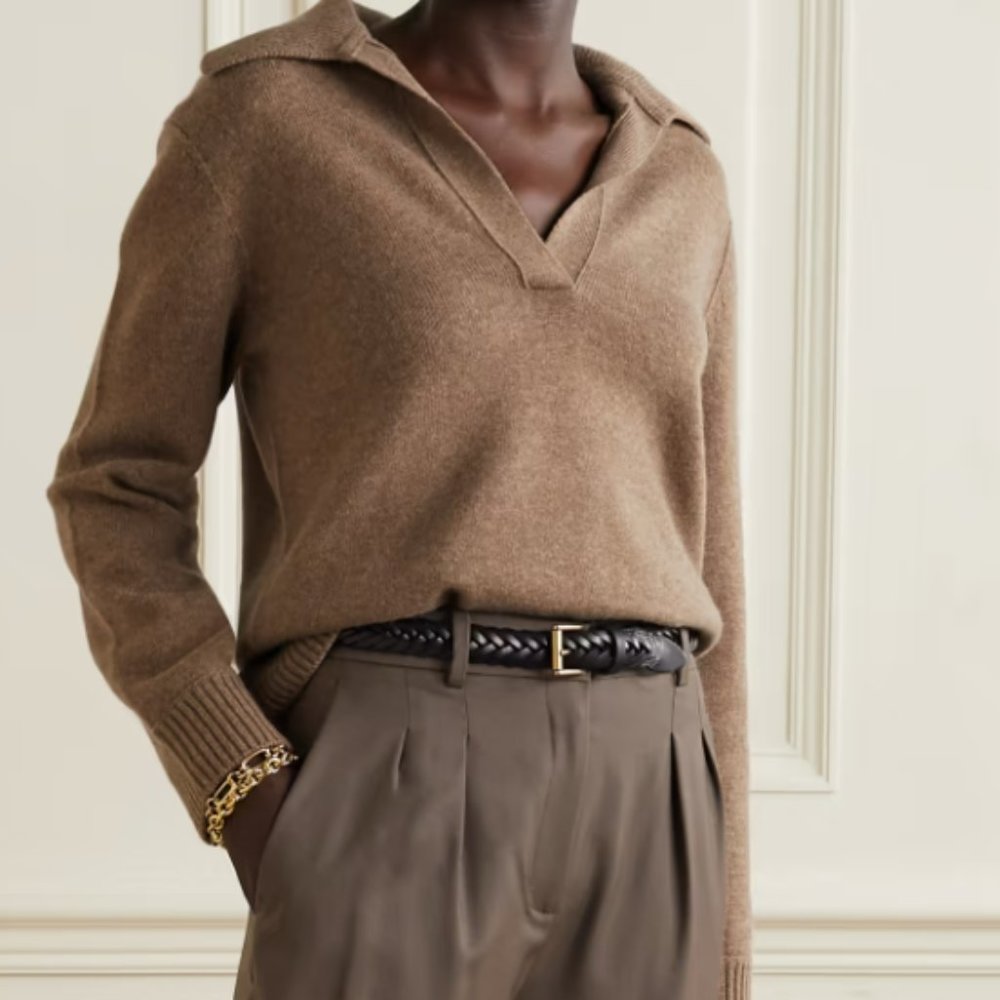 VINCE Wool and cashmere-blend sweater